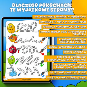 szlaczki dla dzieci procreate