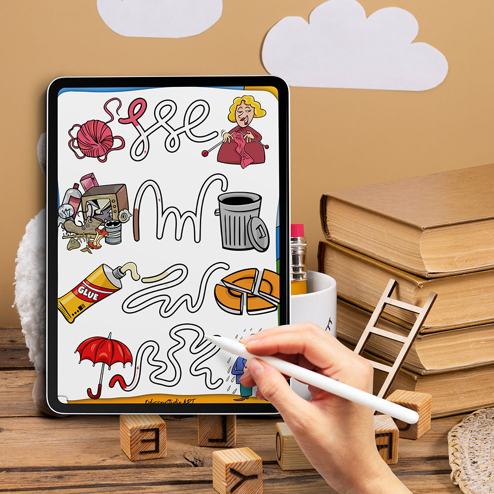 moje pierwsze szlaczki nauka pisania dla dzieci