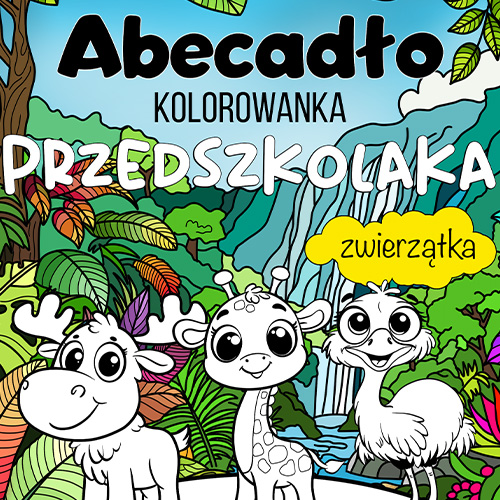 abecadlo-kolorowanka-przedszkolaka ze zwierzatkami