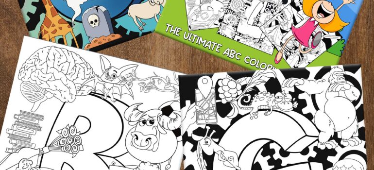 Kreatywny Alfabet – Nauka Angielskiego – Kolorowanka Dla Dzieci