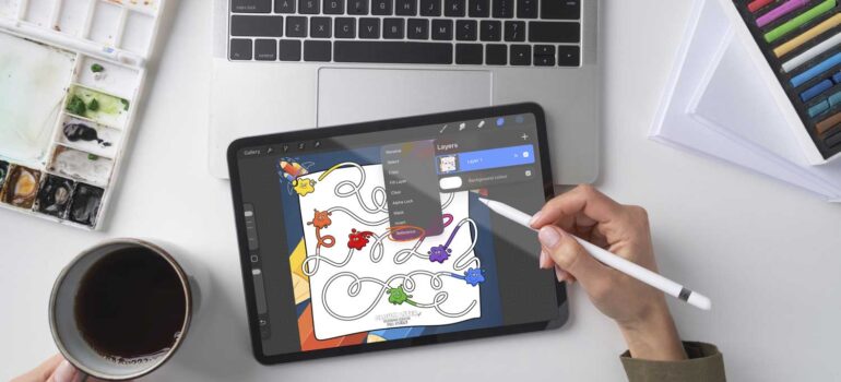 Jak rysować i kolorować kolorowanki na tablecie