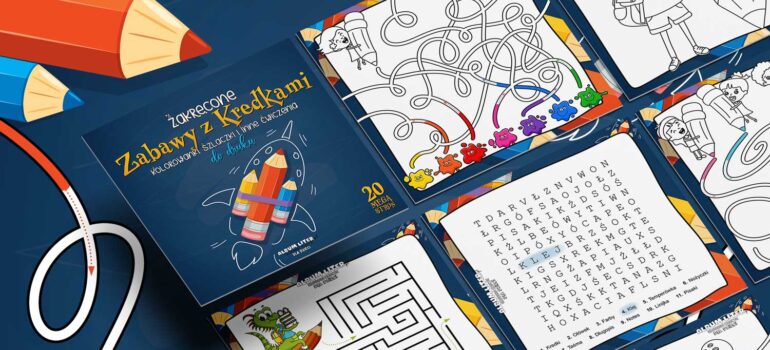 Zabawy z Kredkami do Druku – Kolorowanki i Szlaczki na Dzień Kredki