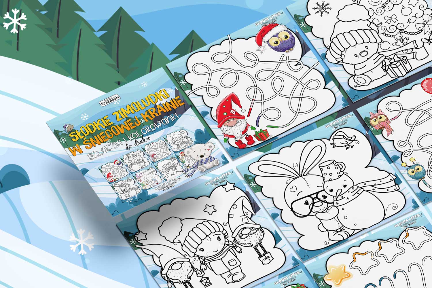 Słodkie Zimoludki w Śniegowej Krainie