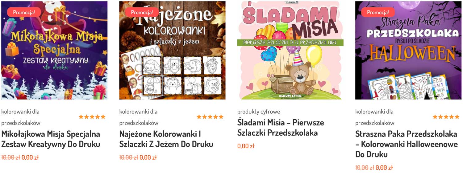 darmowe szlaczki do druku motoryka mała