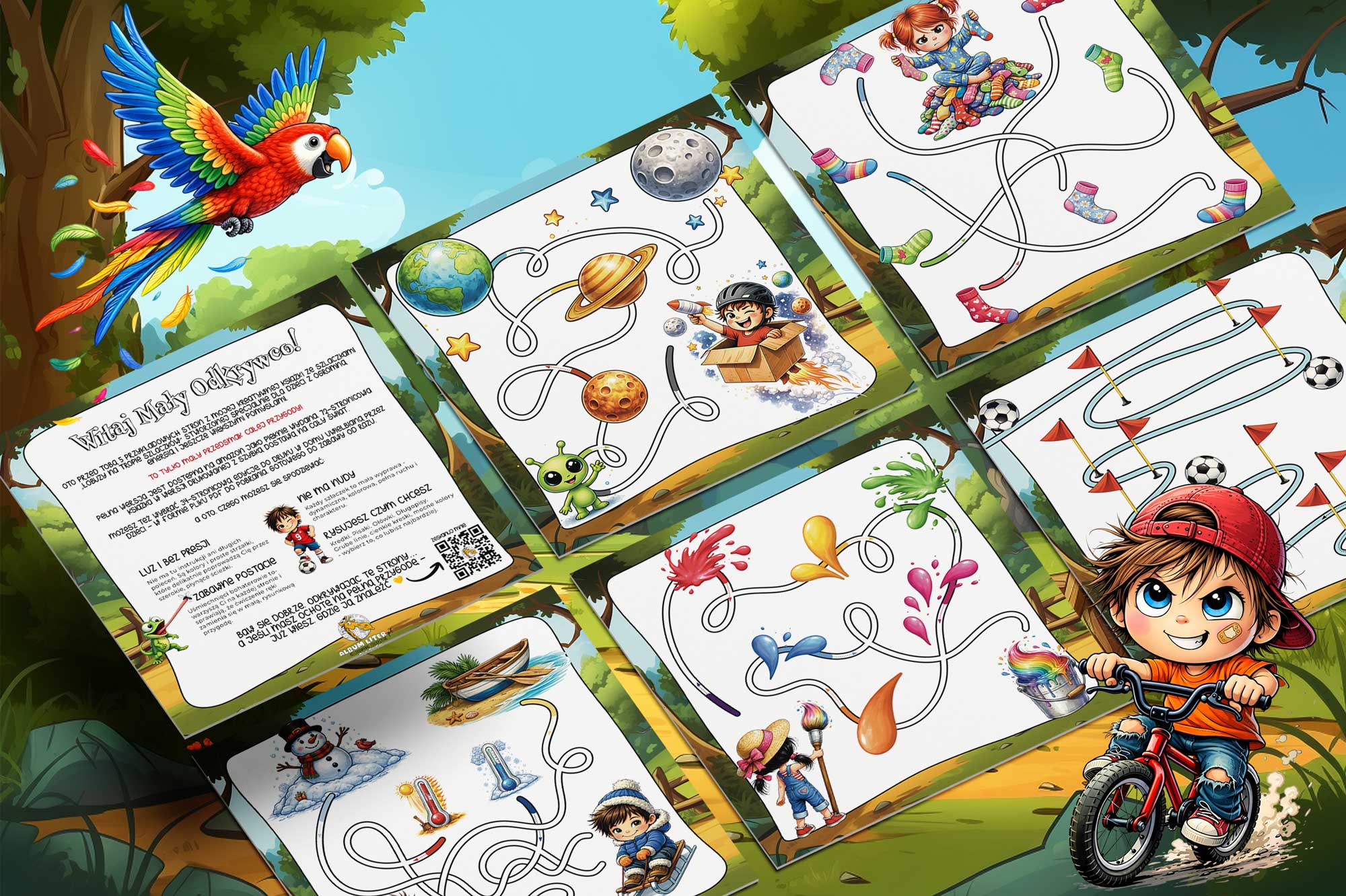 darmowe-szlaczki-dla-aktywnych-dzieci